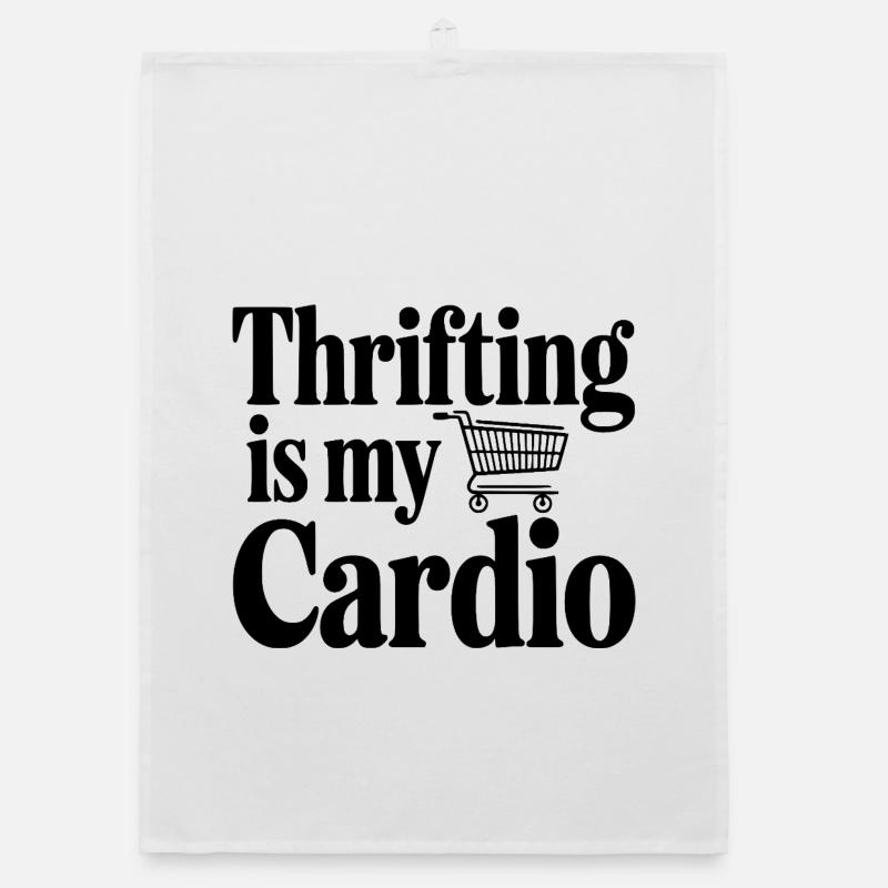 Thrifling is My Cardio Organic dish towel