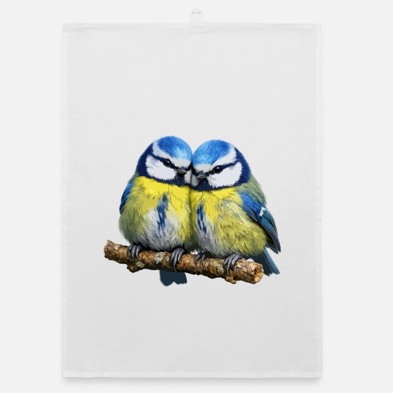 Two Blue Organic dish towel