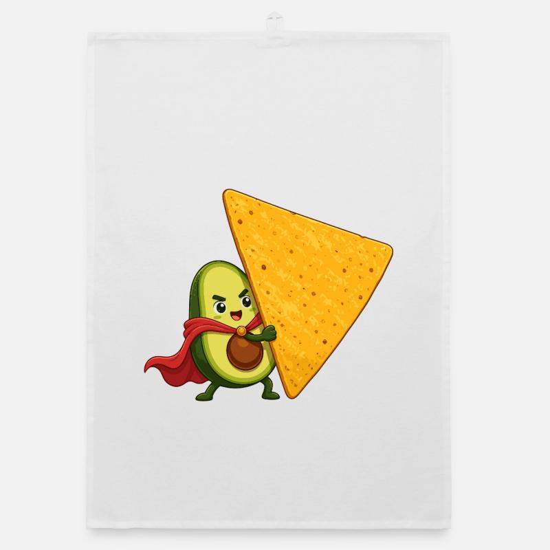 Avocado Held und Chip Organic Geschirrtuch