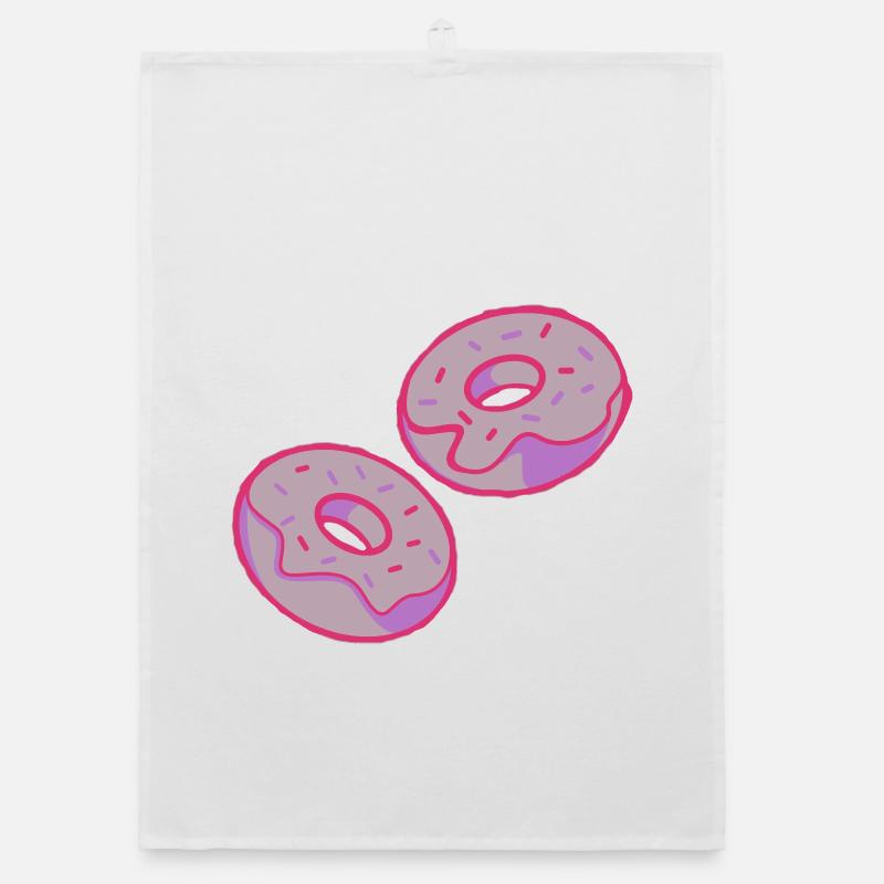 Donuts Organic dish towel