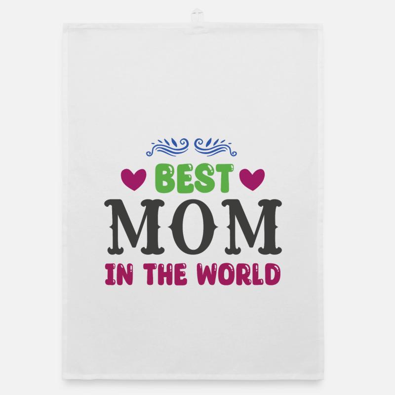 Beste Mama der Welt Organic Geschirrtuch
