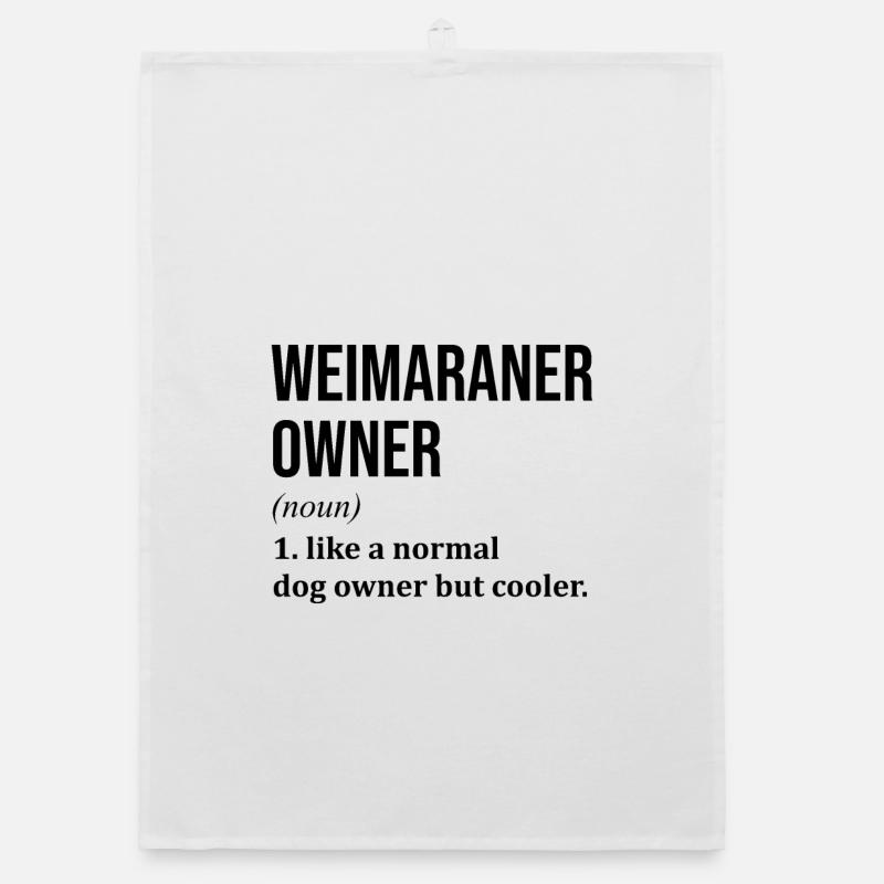 Weimaraner Torchon bio