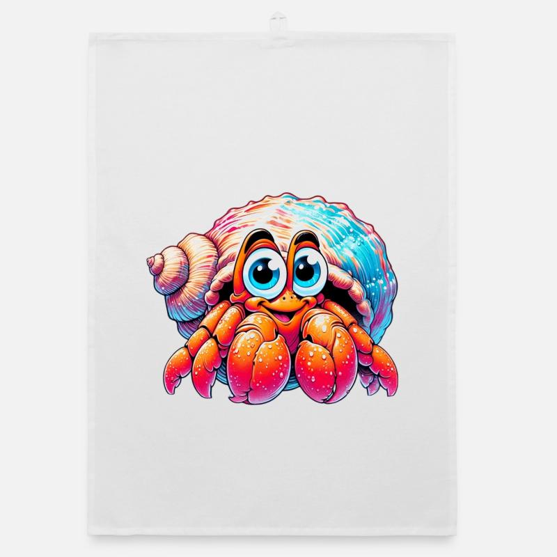 Hermit crab Organic dish towel
