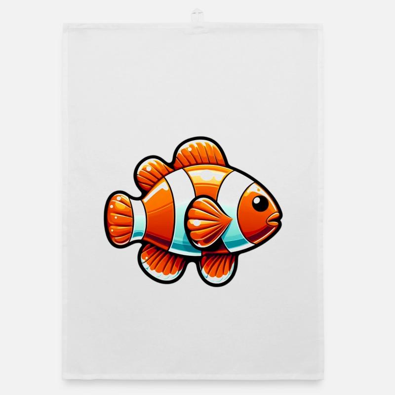 Clownfish Organic dish towel