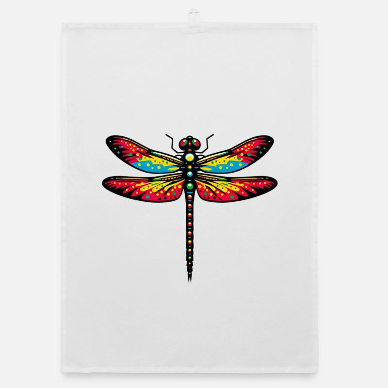 Dragonfly Organic dish towel