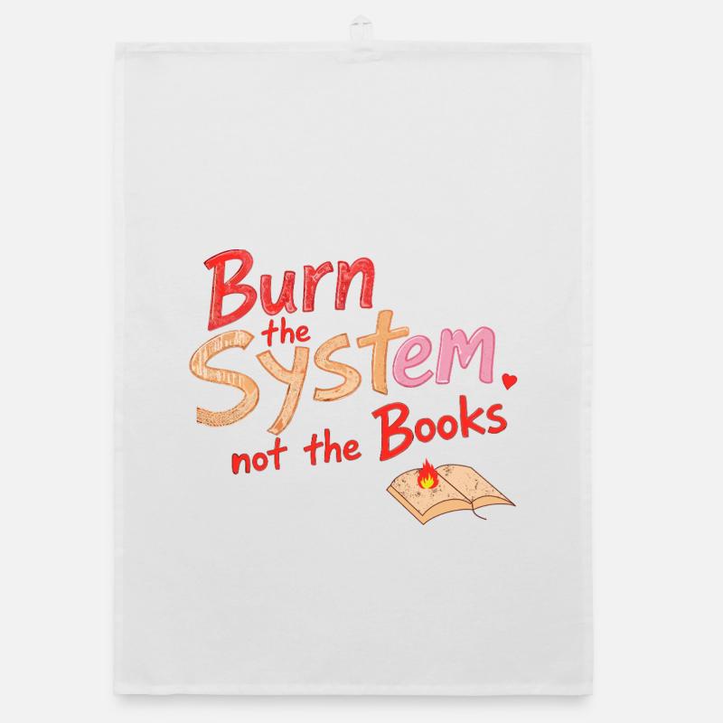 Burn the system Organic dish towel