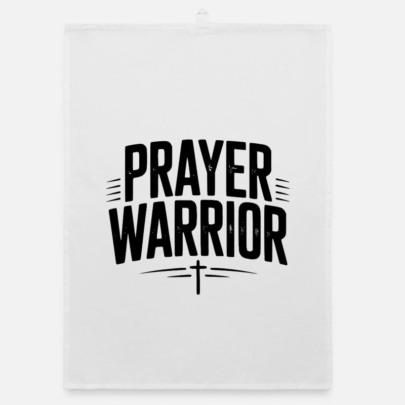 Gebets-Krieger Organic Geschirrtuch