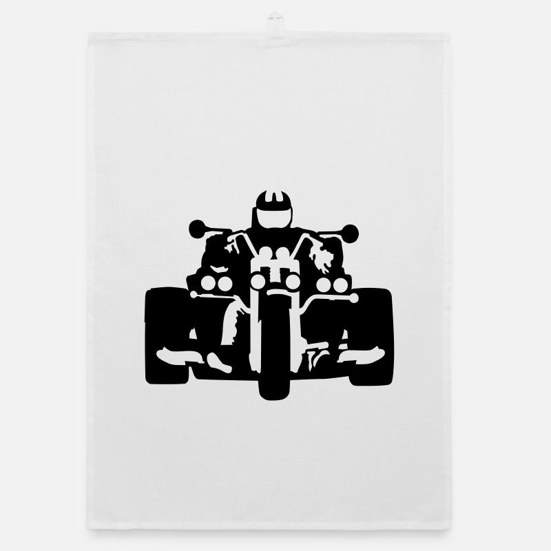 Trike - Organic Geschirrtuch - Weiß