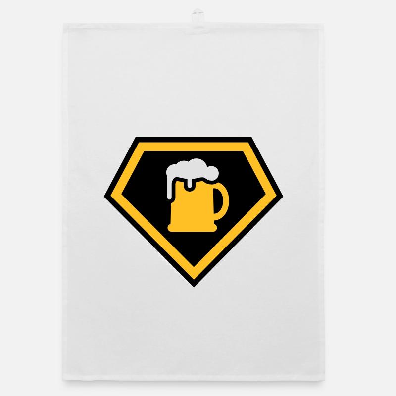 Super Drinking Team Organic Geschirrtuch