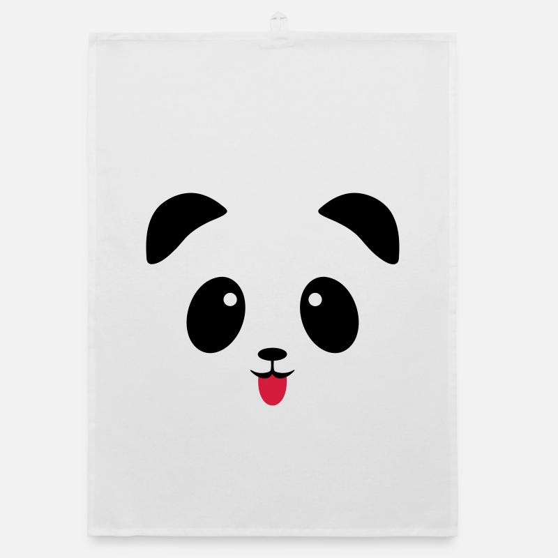 Langue de visage de panda Torchon bio
