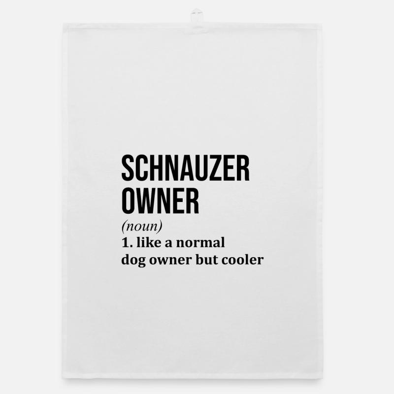 Schnauzer Organic dish towel