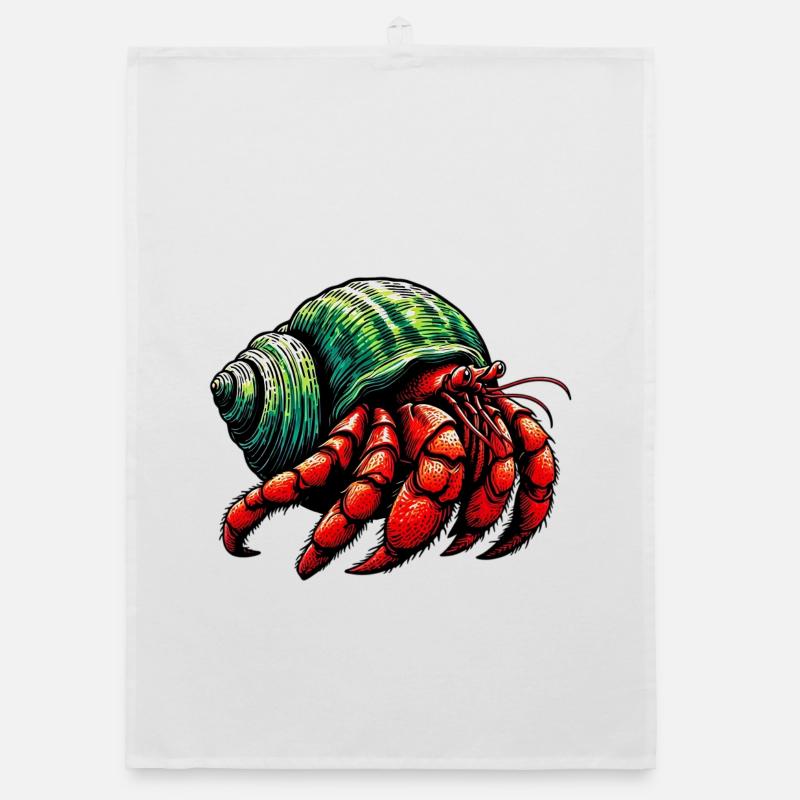 Hermit crab Organic dish towel