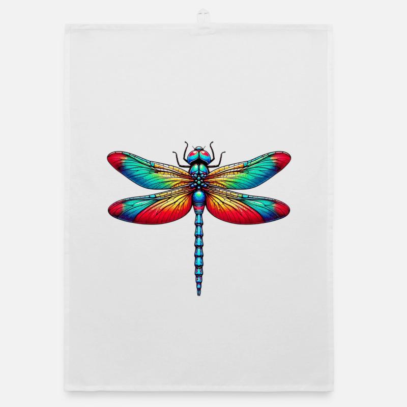 Dragonfly Organic dish towel