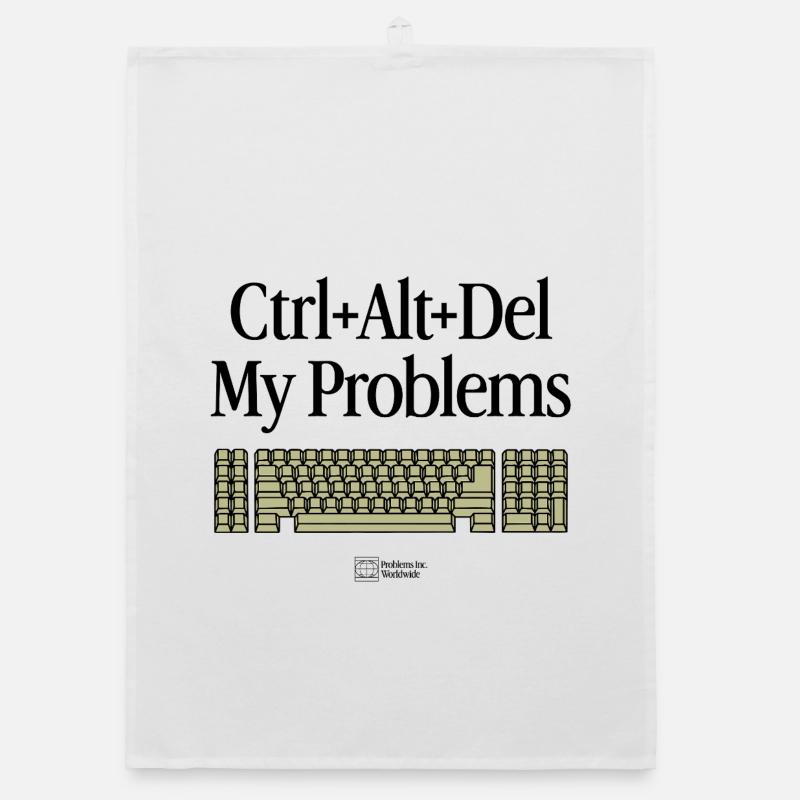 Keyboard Warrior – Gaming & Tech Humor Organic dish towel