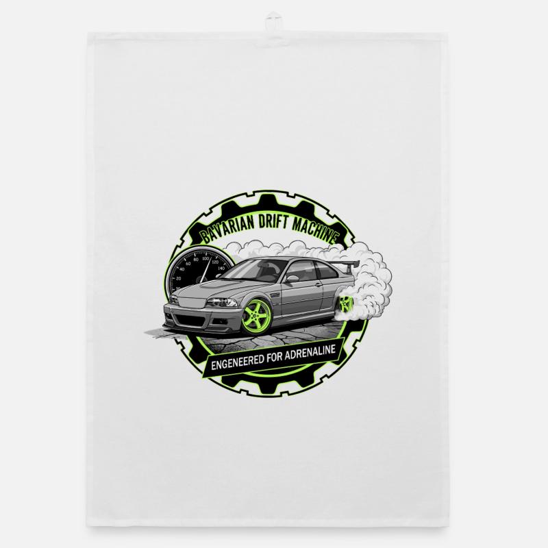 Bavarian Drift Machine Organic dish towel