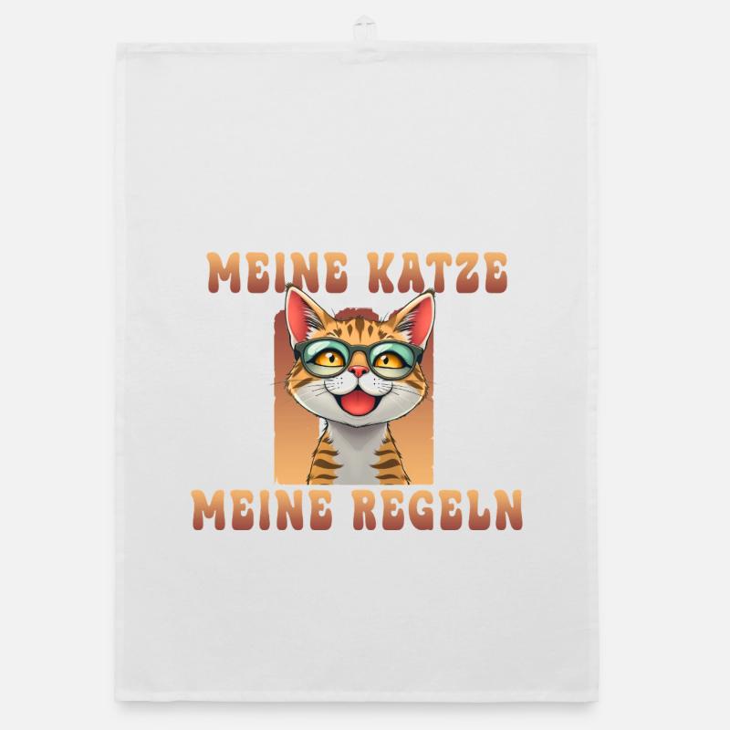 Mon chat Mes règles Torchon bio