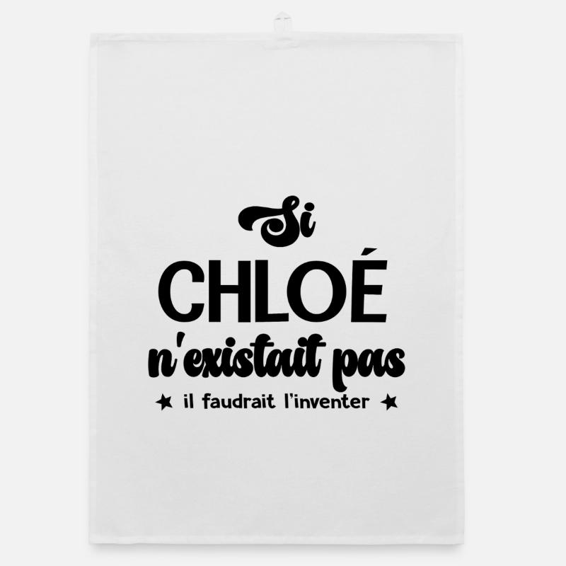 Chloé personalisiertes Geschenk Chloé Organic Geschirrtuch
