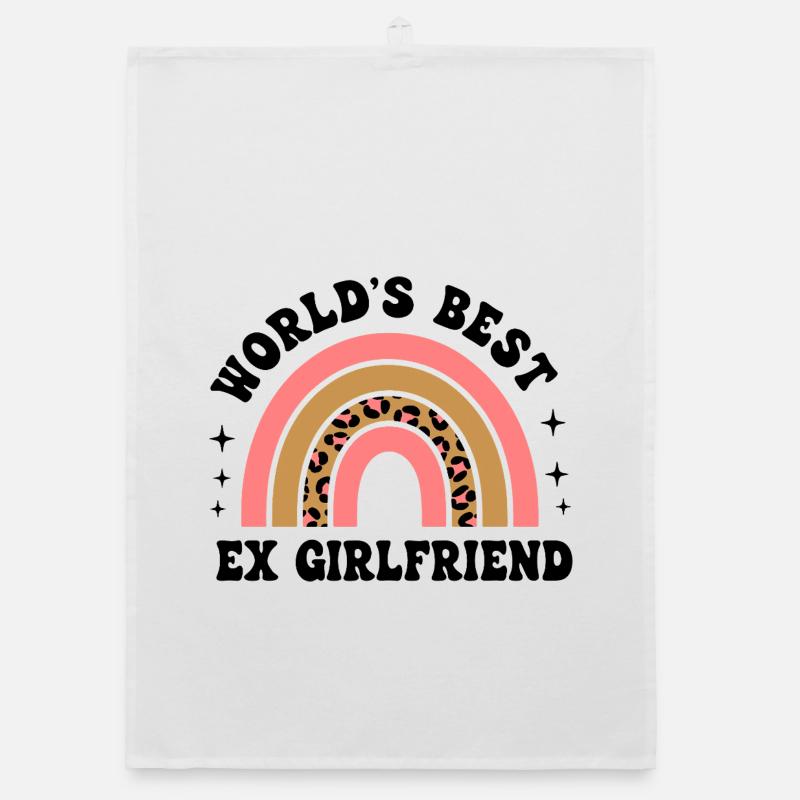 Leopard Regenbogen Muster Organic Geschirrtuch