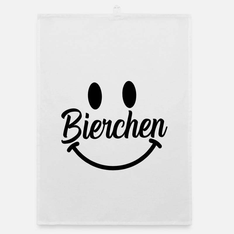 Smile Bierchen Organic Geschirrtuch