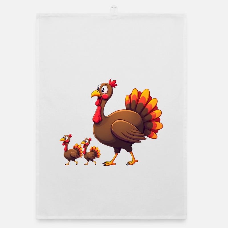 Bébé dinde de Thanksgiving Torchon bio