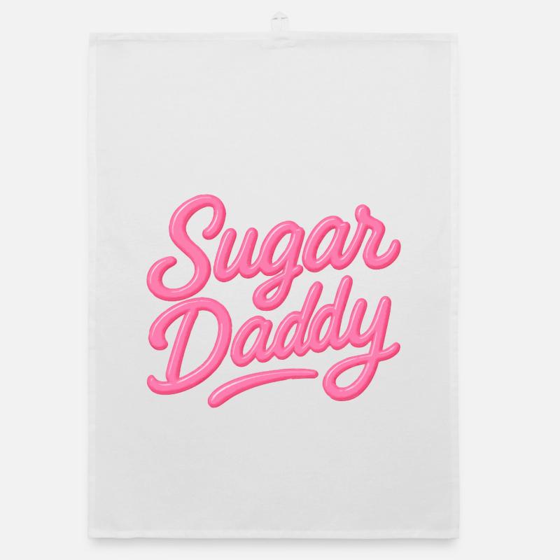 Sugar Daddy – Candy Pink Tippfehler Organic Geschirrtuch
