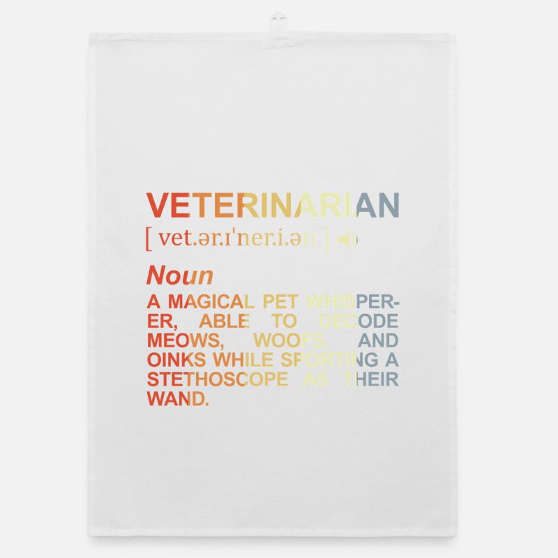 Signification vétérinaire Torchon bio