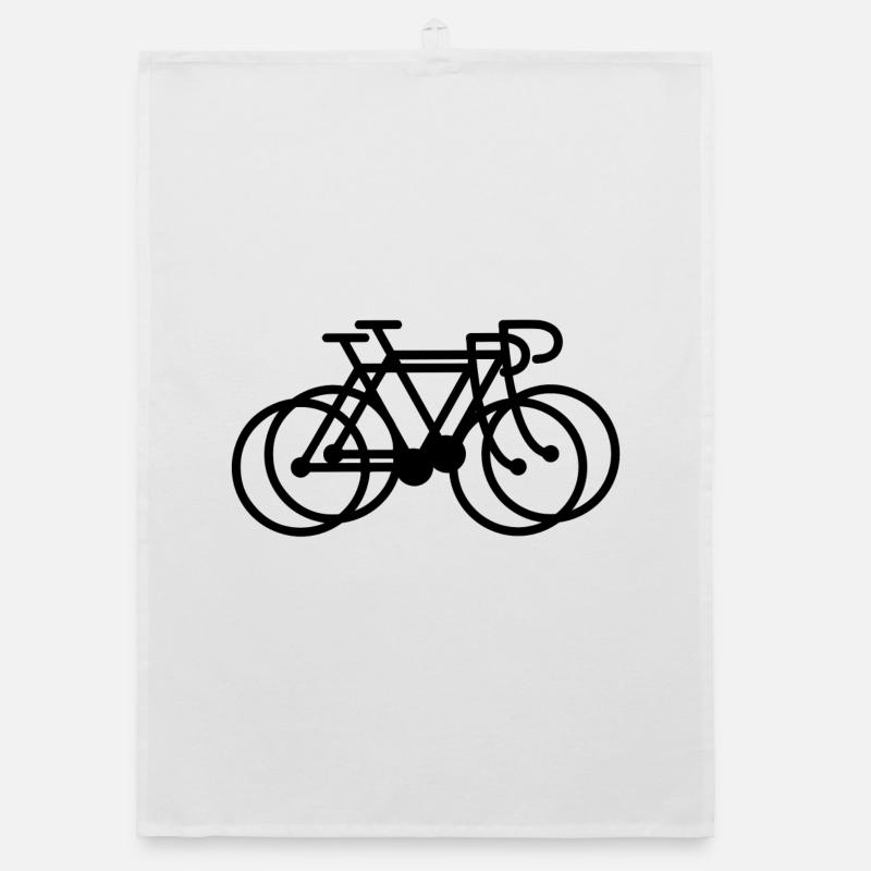 Bikes Organic dish towel