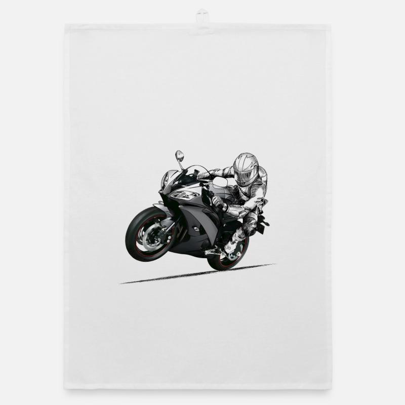 motorcycle Organic dish towel