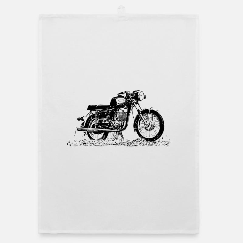 MZ TS 150 - Organic Geschirrtuch - Weiß