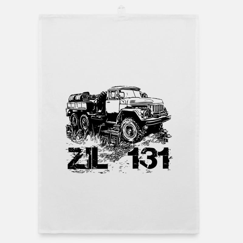 ZIL 131 - Organic Geschirrtuch - Weiß