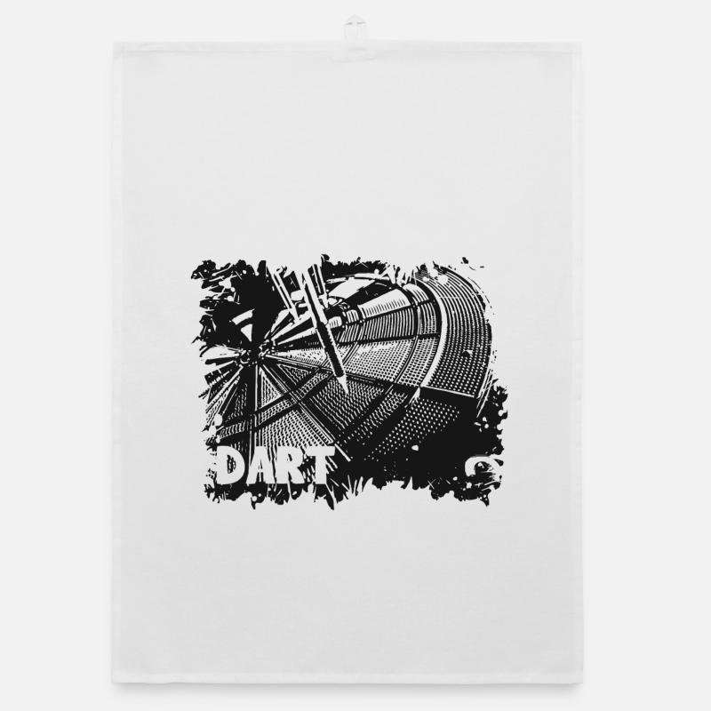 Dartscheibe - Dart - Dartpfeile Organic Geschirrtuch