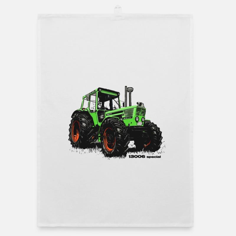 Deutz 13006 Special | Deutz Traktor | Deutz - Organic Geschirrtuch - Weiß
