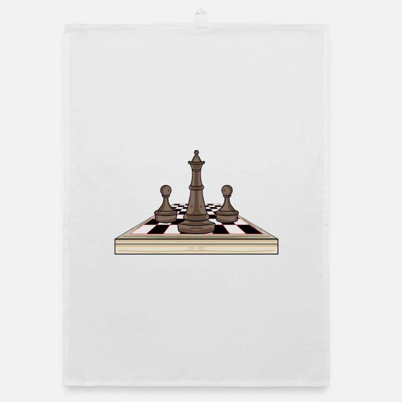 Chess chessboard Organic dish towel