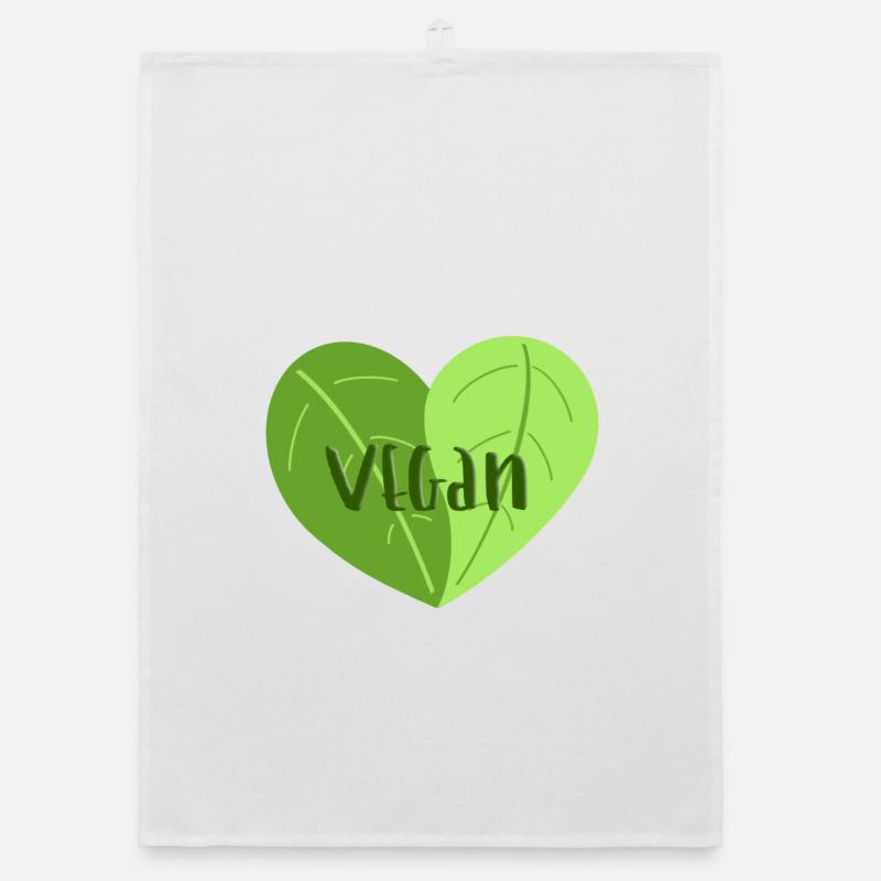Veganherz Organic Geschirrtuch