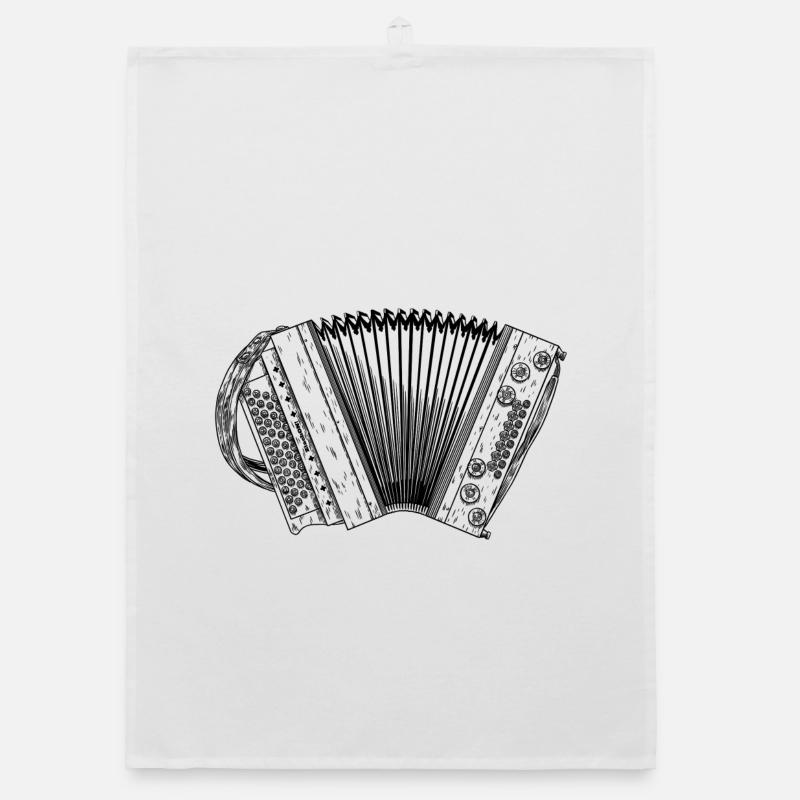 Ziach - Harmonica styrienne - Squeezebox | ZiachON - Torchon bio - blanc