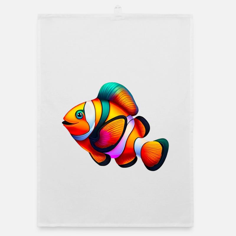 Clownfisch Organic Geschirrtuch