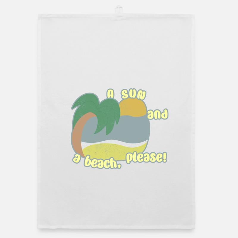 Sun and Beach Organic Geschirrtuch