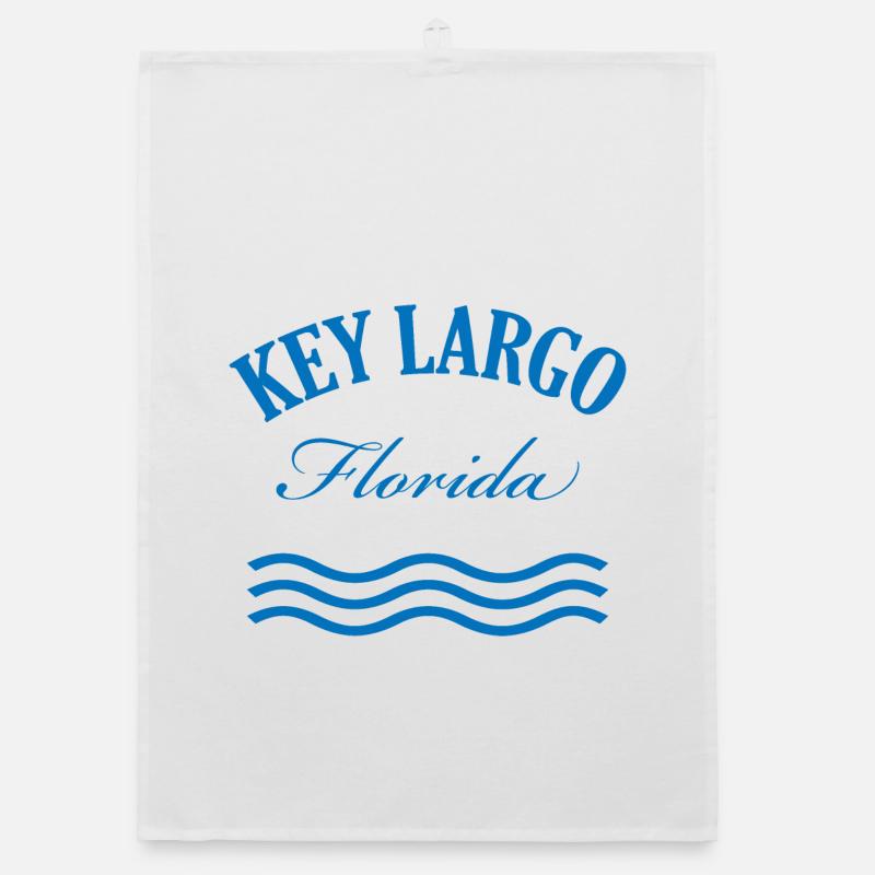 Key Largo Florida Conception nautique Torchon bio
