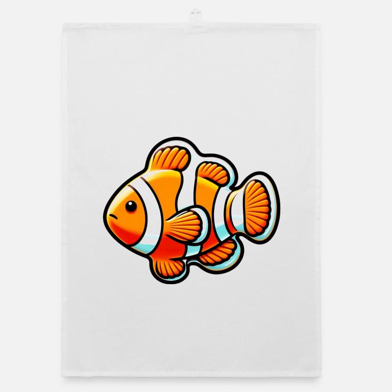 Clownfish Organic dish towel