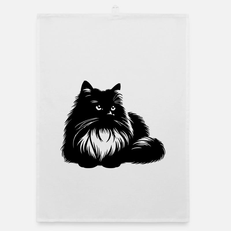 Ragdoll Cat Organic dish towel