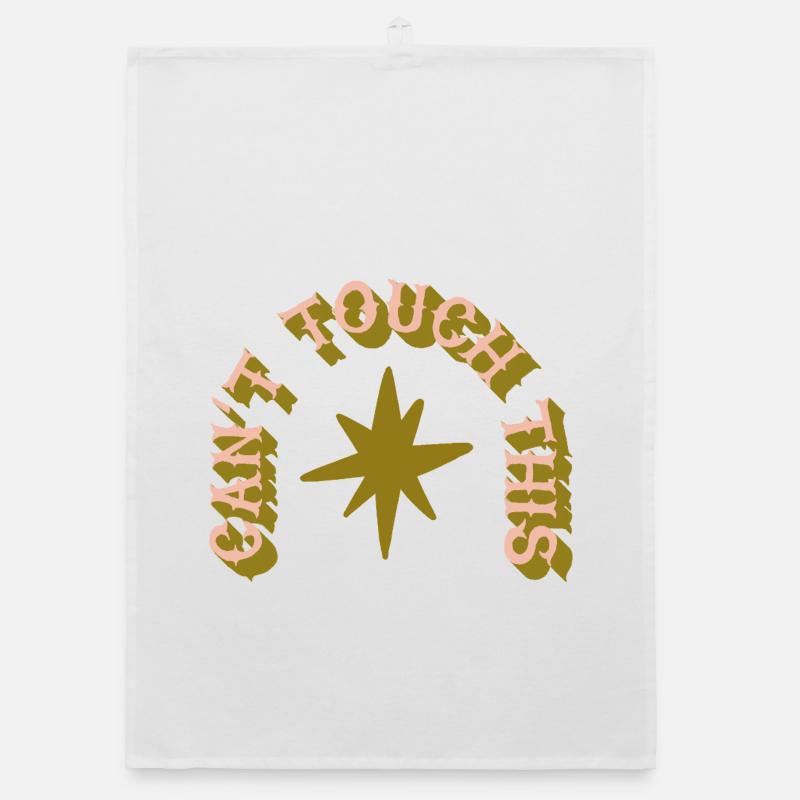 Can’t Touch This - Humour de cactus Torchon bio