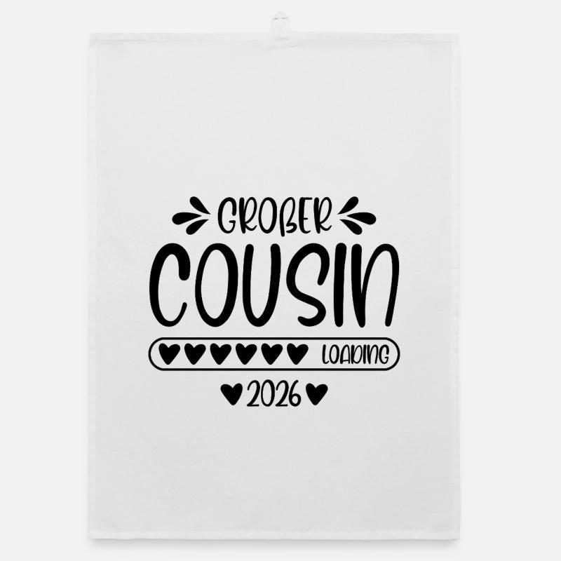 Big Cousin 2026 loading Organic dish towel