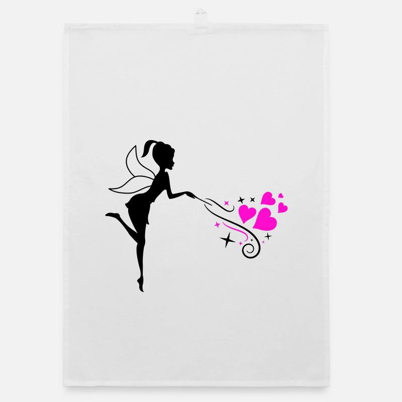Fairy Elf Spell Organic dish towel