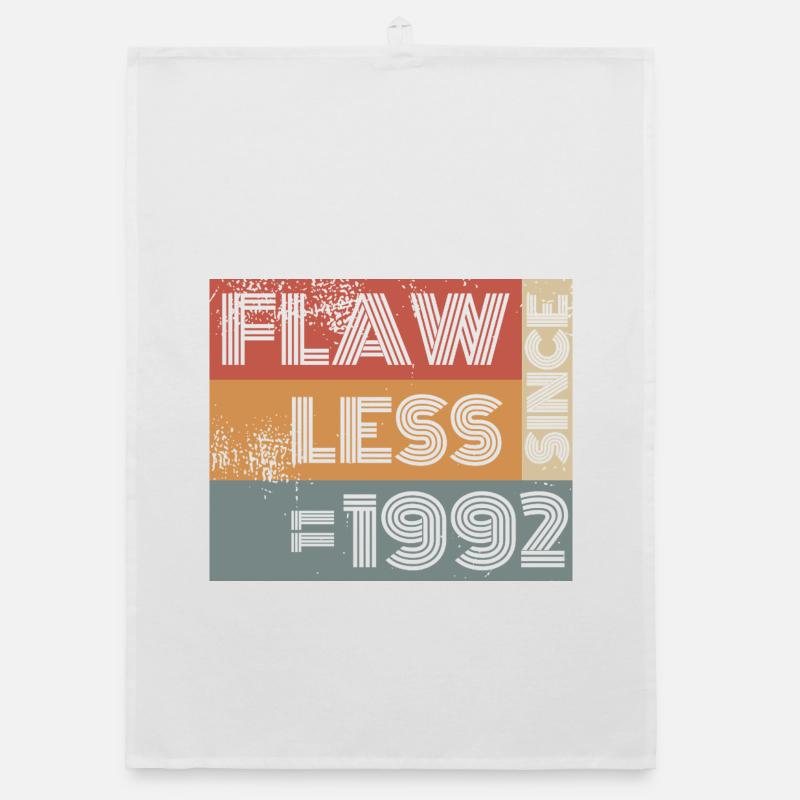33. Birthday Flawless since 11/1992 Organic dish towel
