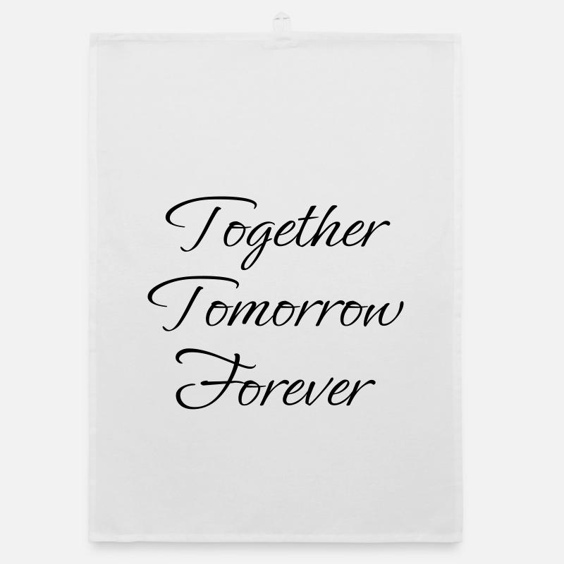 Together Tomorrow Forever Organic Geschirrtuch