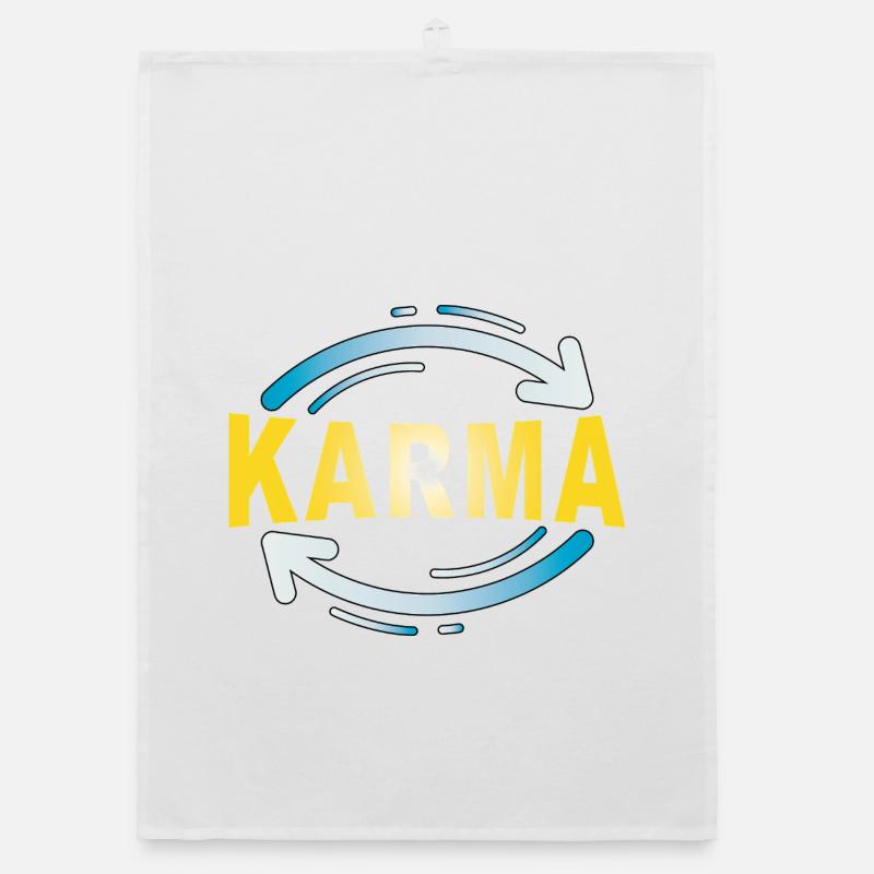 Karma - Design minimaliste et statement Torchon bio