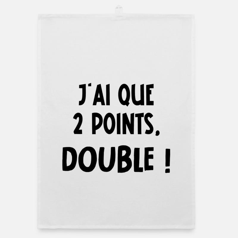 I only have two points, double! Organic dish towel