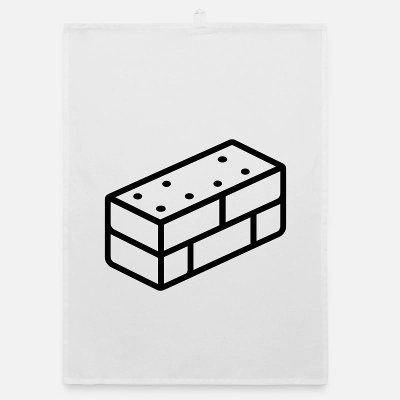 brick Organic dish towel