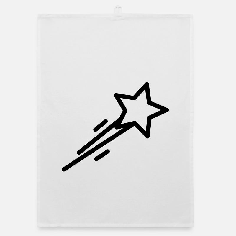 shooting star Organic dish towel