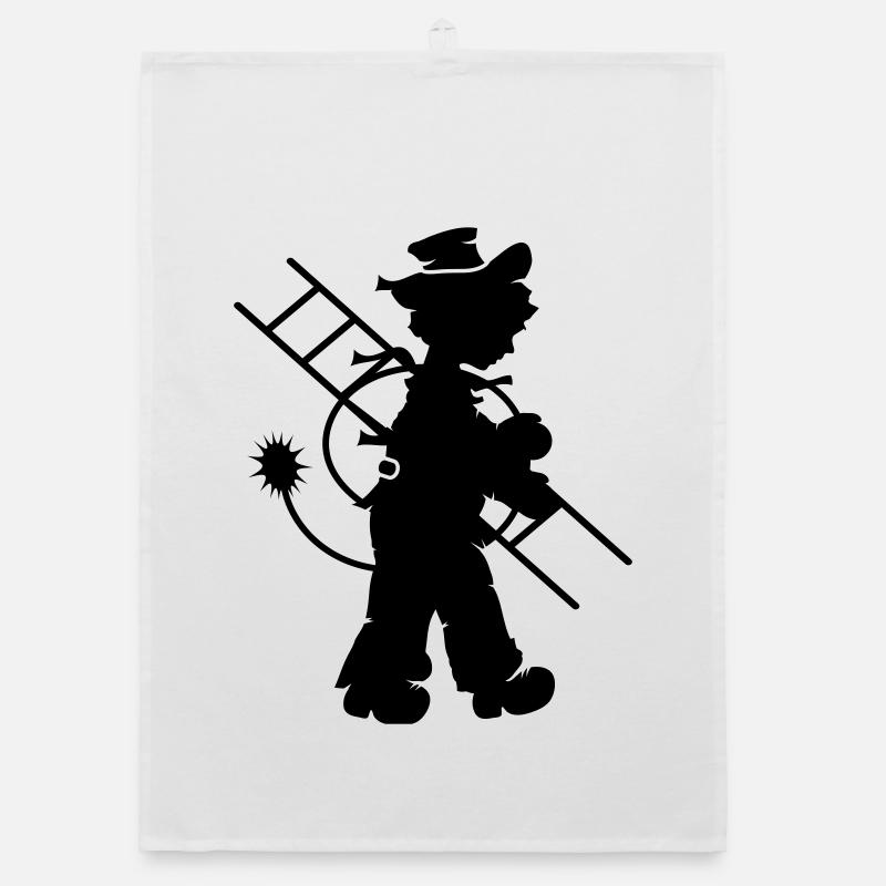 chimney sweep Organic dish towel